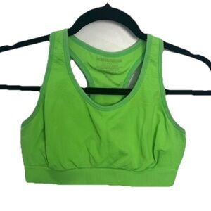 FASHION NOVA SPORTS BRA SIZE L/XL‎ SEAMLESS WIRELESS Green (0471)